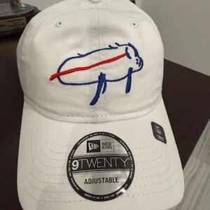 New Era Billustration Team White 9FORTY Adjustable Hat- BRAND NEW